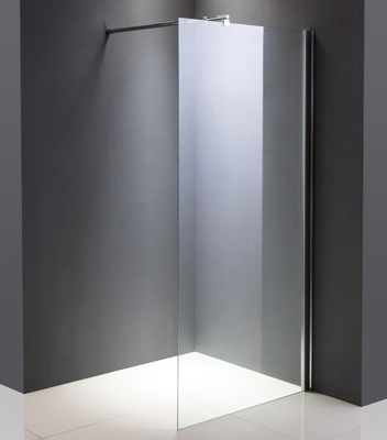 Marco ajustable de Chrome del recinto Frameless de la ducha de la esquina 8m m