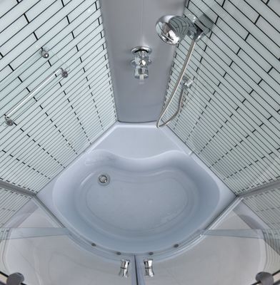 marco de aluminio del sitio de 4m m del recinto 1000x1000x2150m m mojado de la ducha