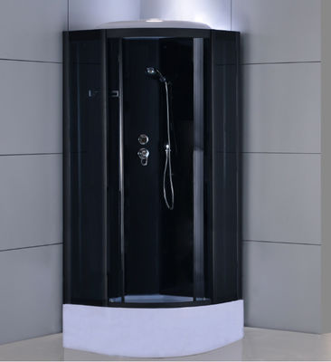 Cabina de acrílico de la ducha del cuarto de baño del marco de la puerta de cristal transparente con vapor y la TV