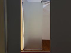 Revestimiento de ducha de vidrio de 8 mm hecho a medida para edificios de oficinas