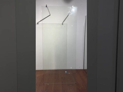 8 mm 600x2000 mm Pantalla de baño con pivote Vidrio de seguridad templado