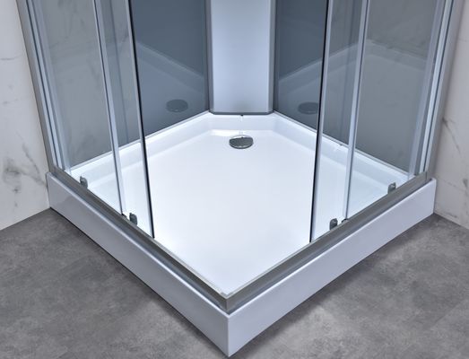 marco de aluminio de los recintos 5m m de cristal de la ducha de 1-1.2m m