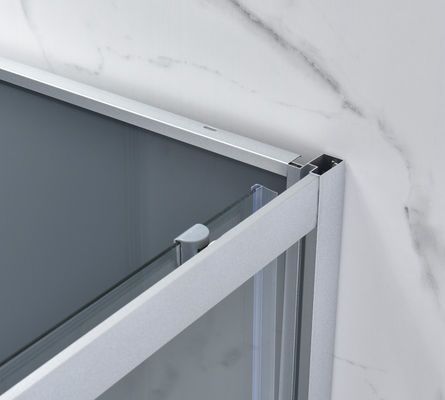 marco de aluminio de los recintos 5m m de cristal de la ducha de 1-1.2m m