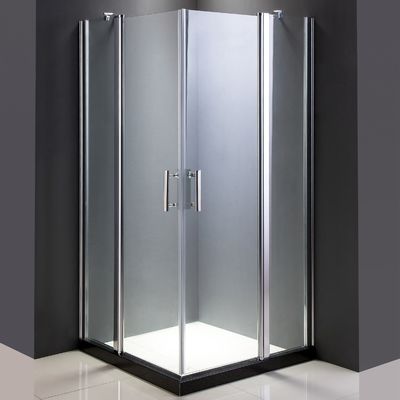 Recinto rectangular Frameless de aluminio 6m m de la ducha de Chrome 39&quot; X39 ' X75”