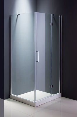 cabina de la esquina de la ducha de 1-1.2m m con el marco de aluminio de la puerta deslizante