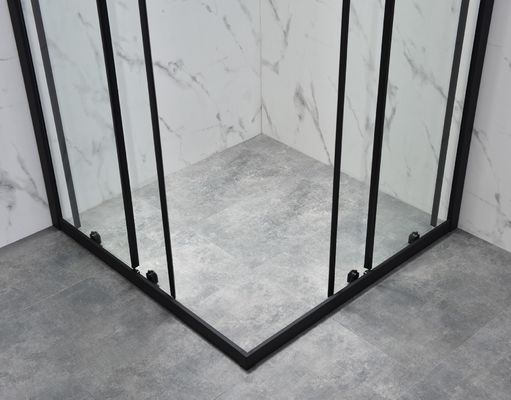 marco de aluminio del recinto 800m m de la esquina de la ducha de 1-1.2m m