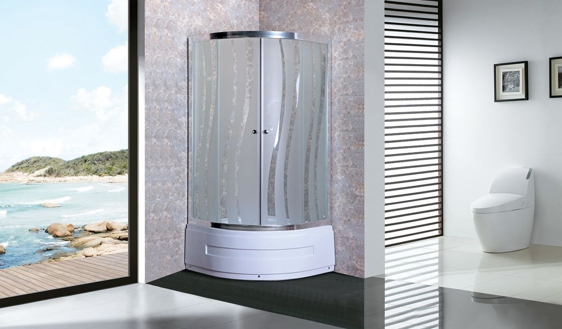 marco de aluminio de plata del recinto de cristal de la ducha del cuarto de baño de 1000×1000×2000m m