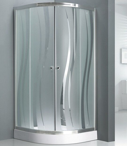 5m m 31&quot; aluminio de la esquina de Chrome del recinto de la ducha de X31 ' X77”