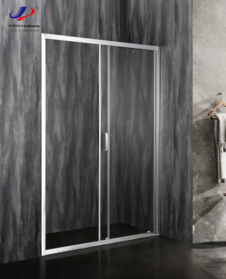 Puertas de ducha de vidrio corredera de 5/6 mm 120 * 190cm Tamaño Cuadro de aluminio de vidrio templado
